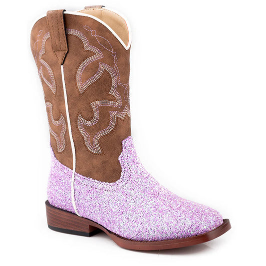 Roper Little Kids Glitter Blast Boots