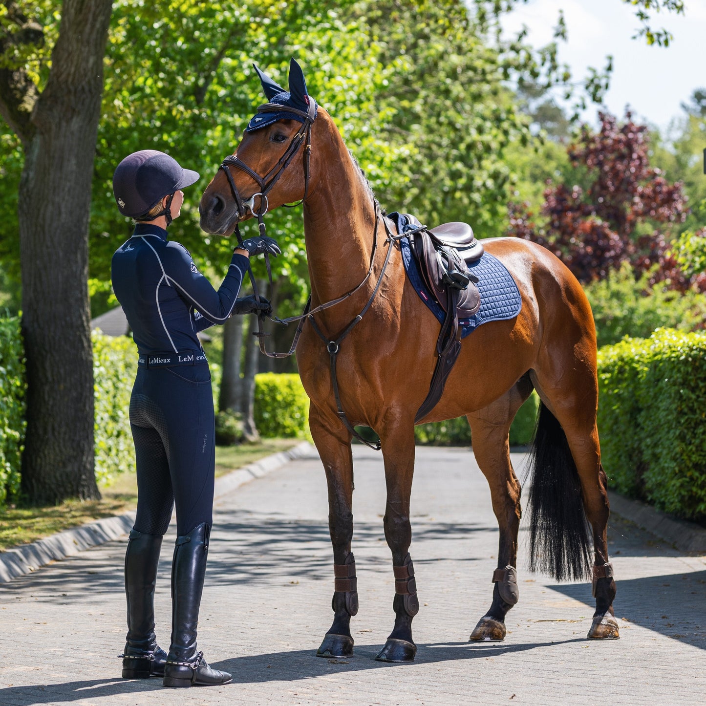 LeMieux Suede Square Close Contact Saddle Pad