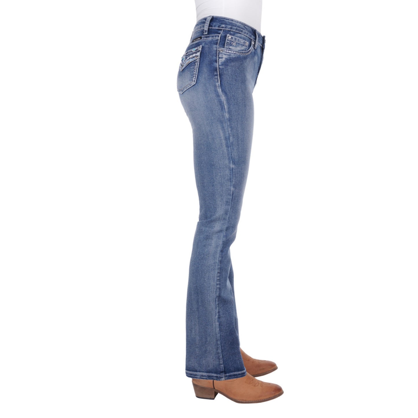 Pure Western Jemma High Waisted Boot Cut Jean