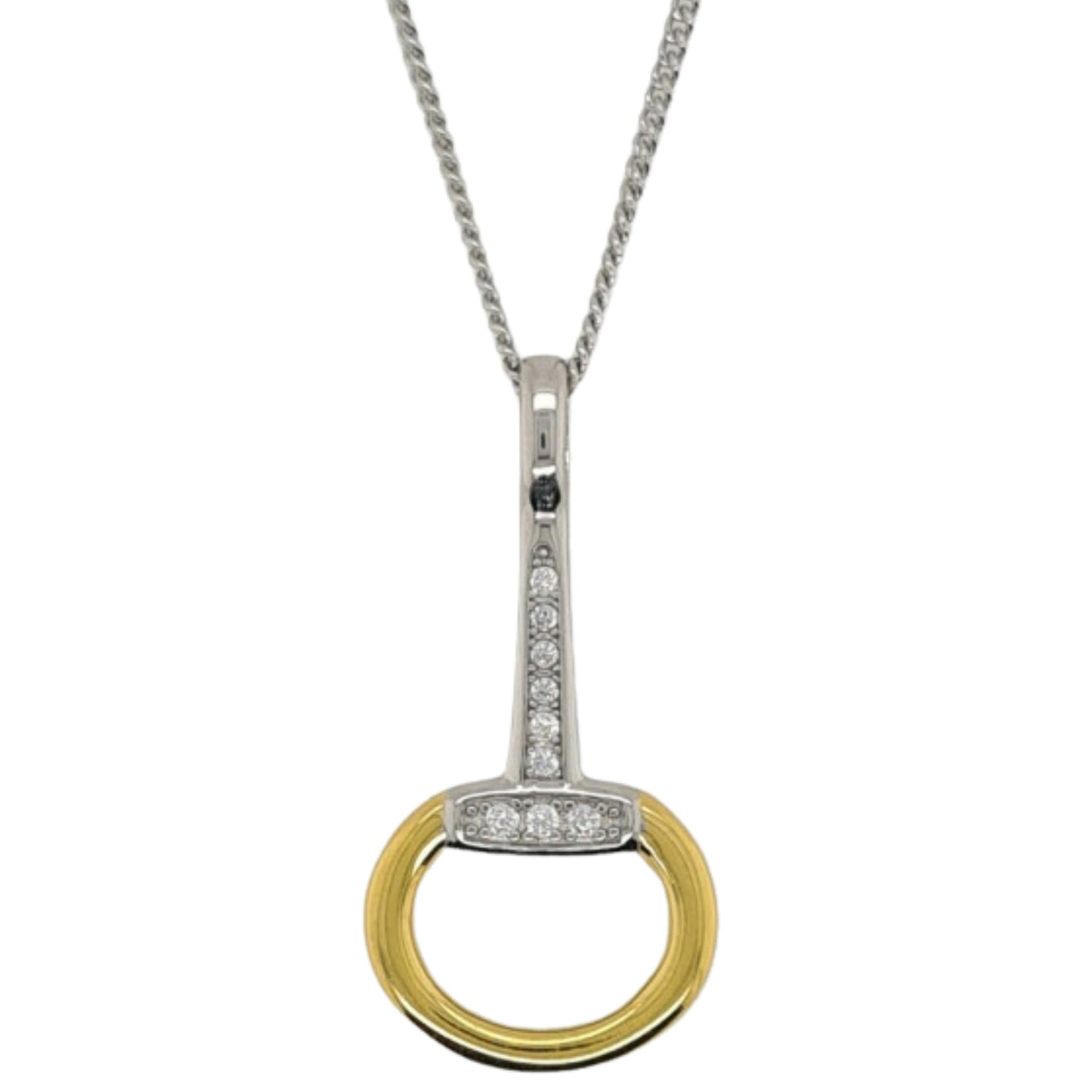 MCJ CZ Bit Set Pendant