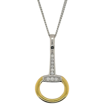 MCJ CZ Bit Set Pendant