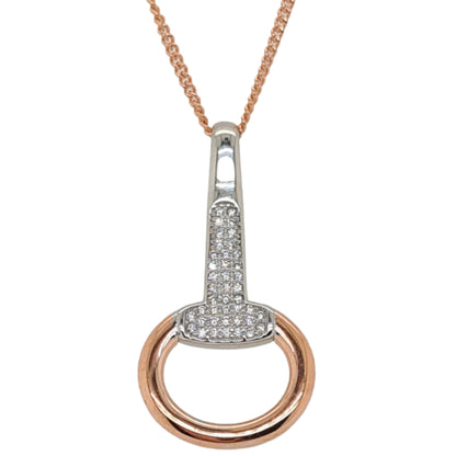 MCJ CZ Bit Set Pendant