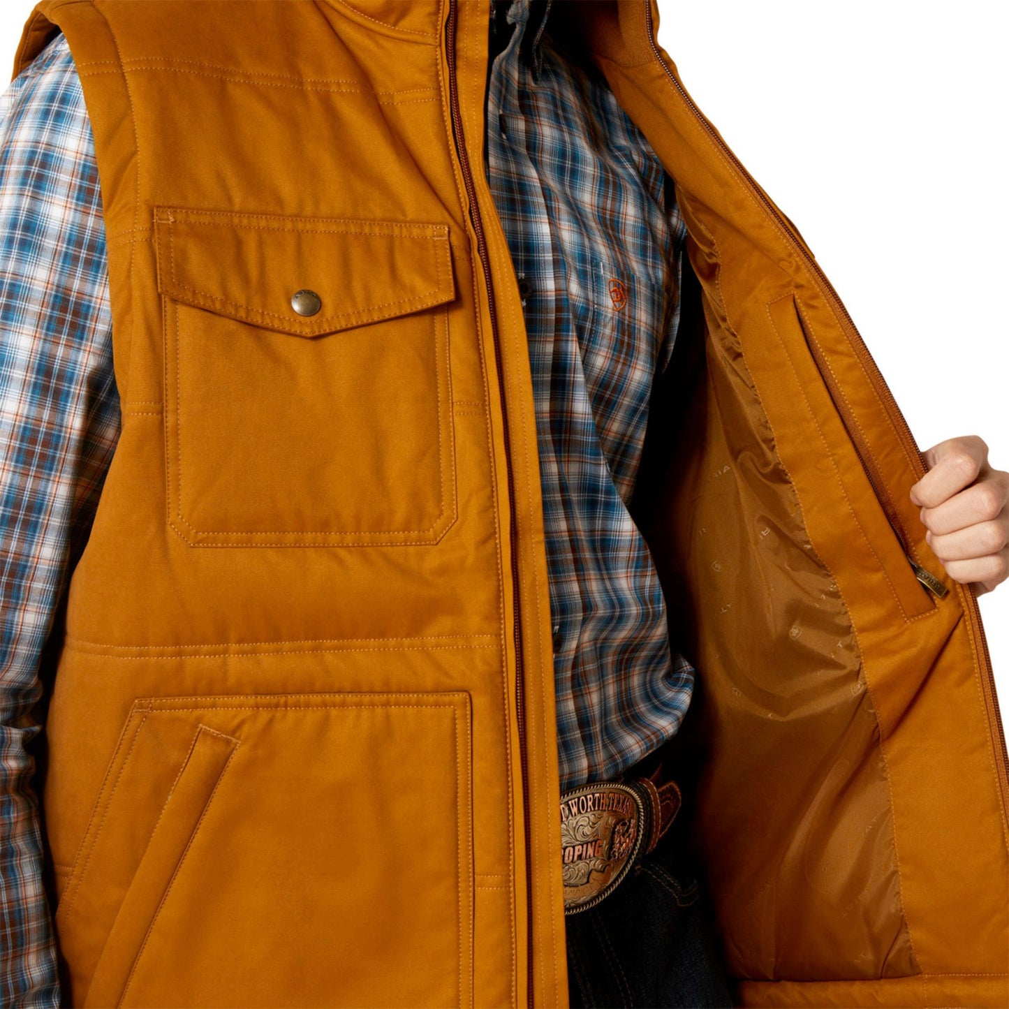 Ariat Mens Grizzly Canvas Vest