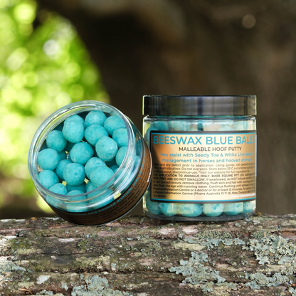 The Hoof Co Beeswax Blue Balls