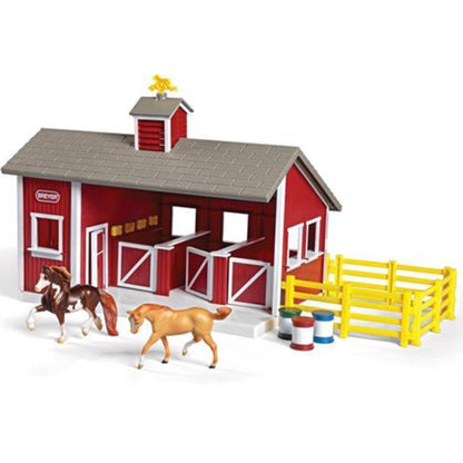 Breyer Stablemates Red Stable Set