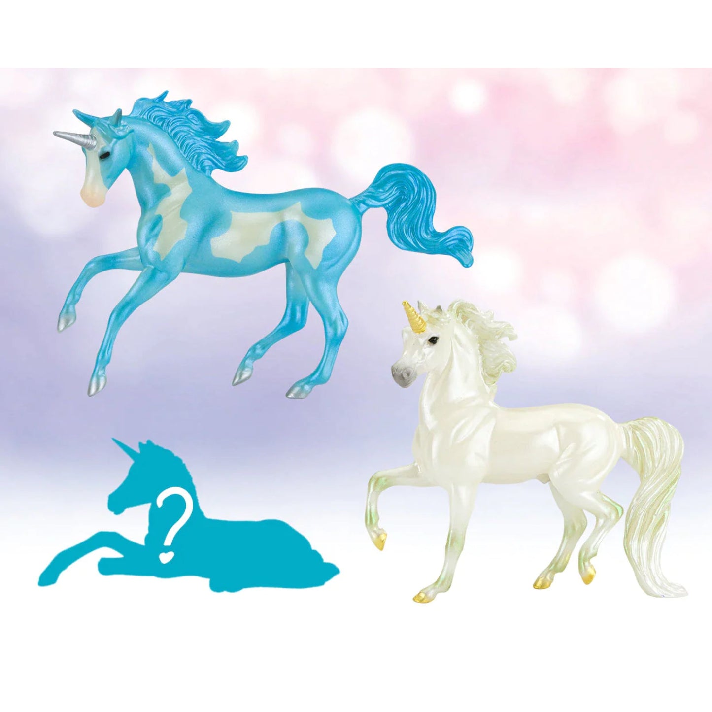 Breyer Stablemates Unicorn Foal Surprise - Windswept Family