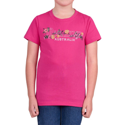 Bullzye Girls Flora Short Sleeve Tee