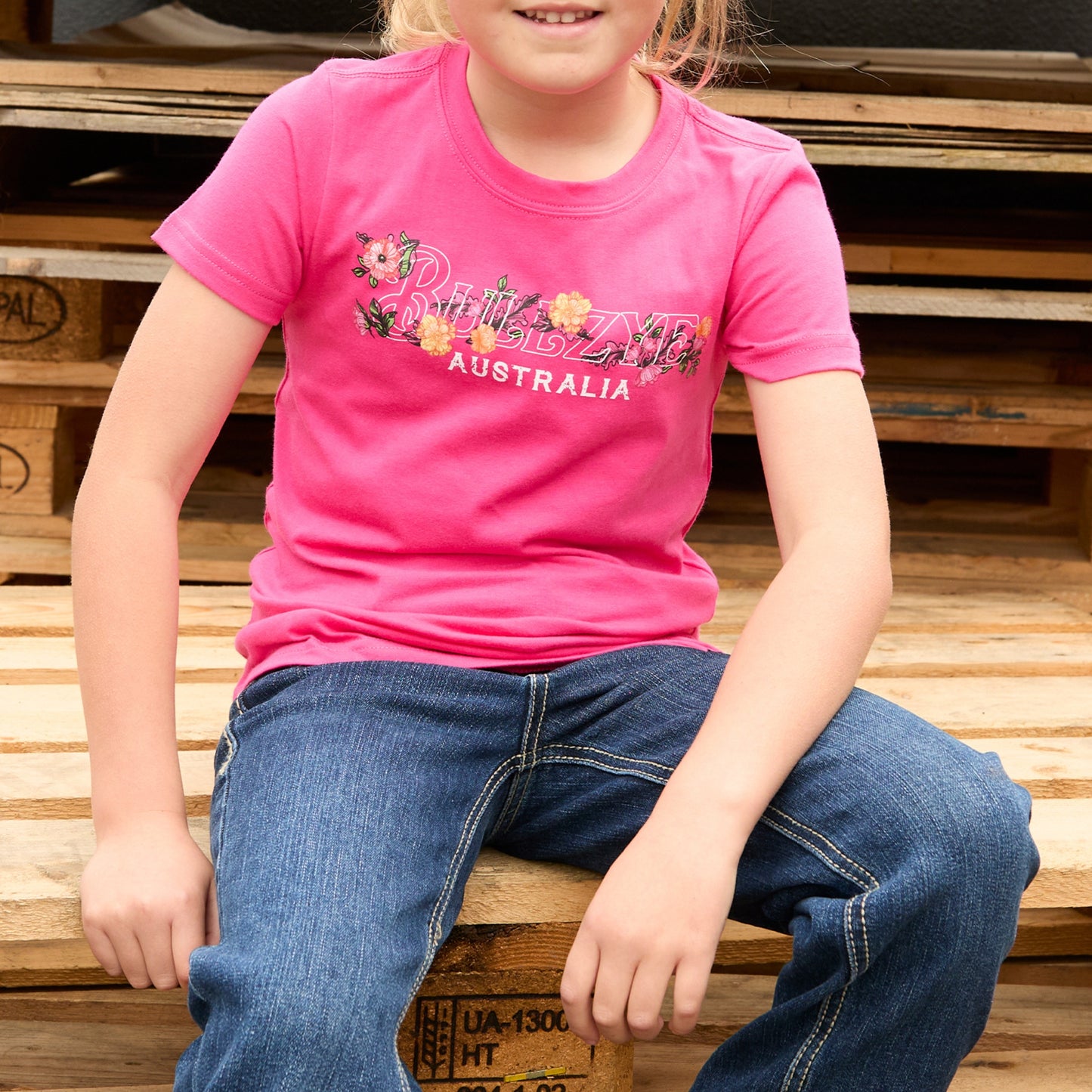 Bullzye Girls Flora Short Sleeve Tee