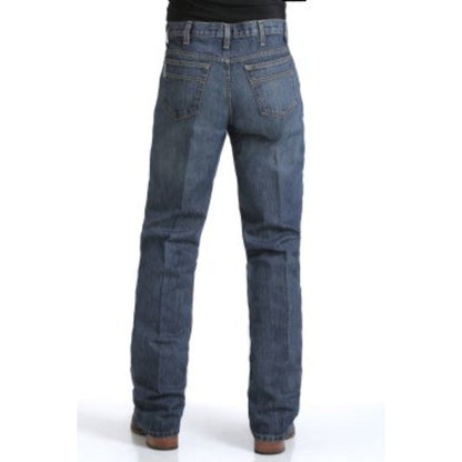 Cinch Mens White Dark Jeans