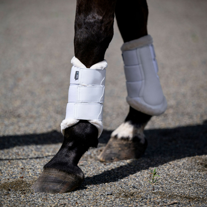 EQ Armour Fleece Edged AirTec Mesh Brushing Boots