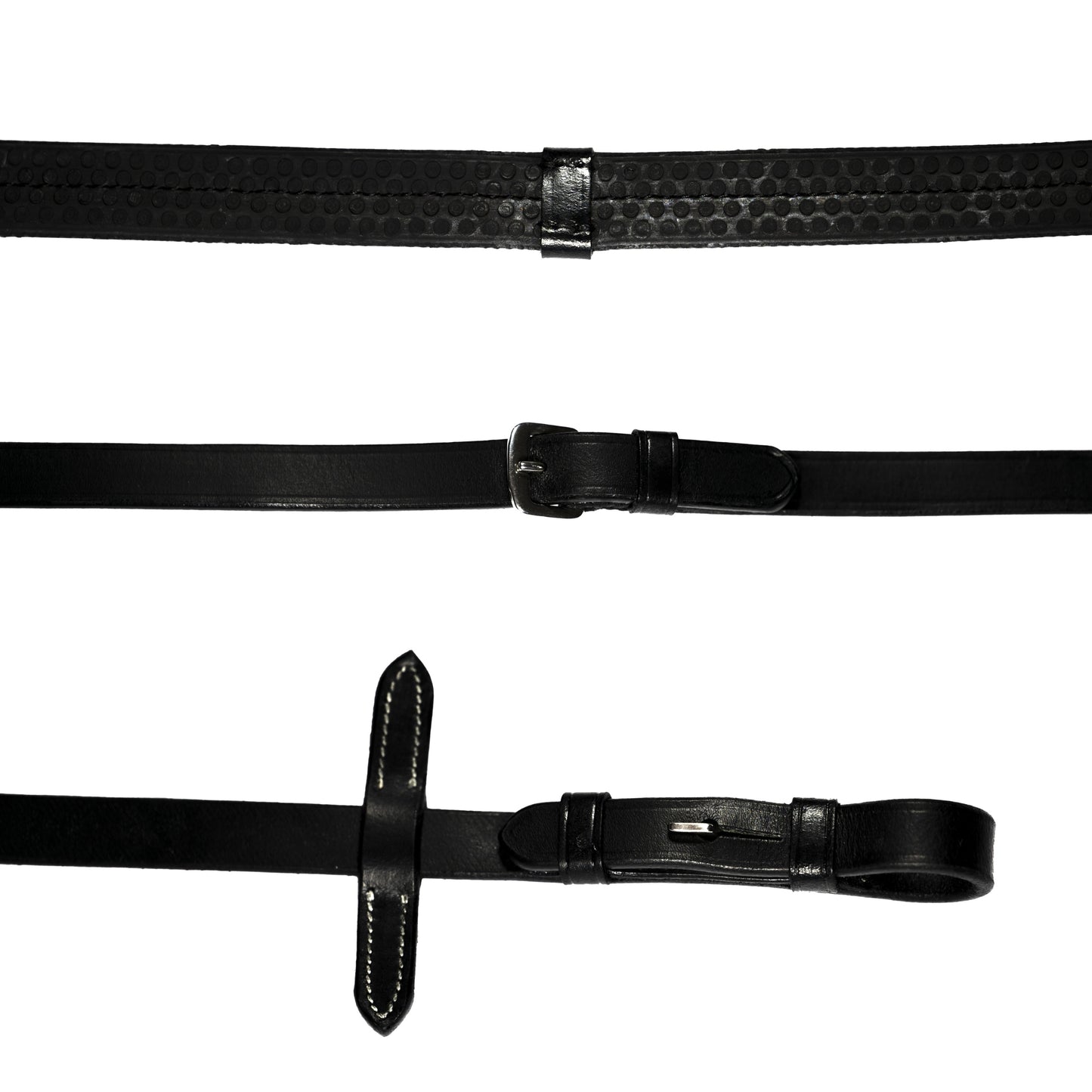 Lumiere Leather n Rubber Grip Reins