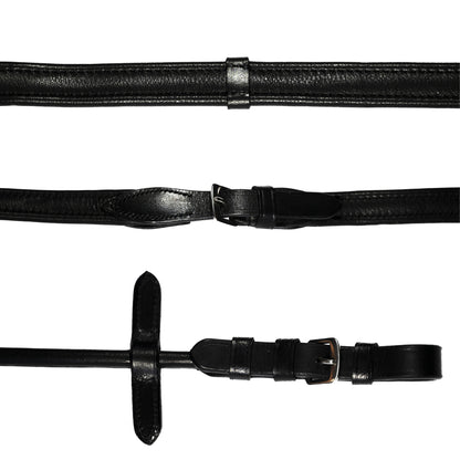 Lumiere Padded Nappa Rolled Leather Reins