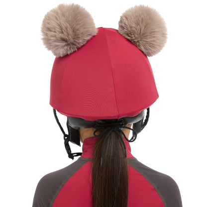 LeMieux Mini Double Pom Hat Silk