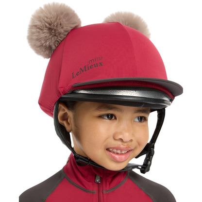 LeMieux Mini Double Pom Hat Silk