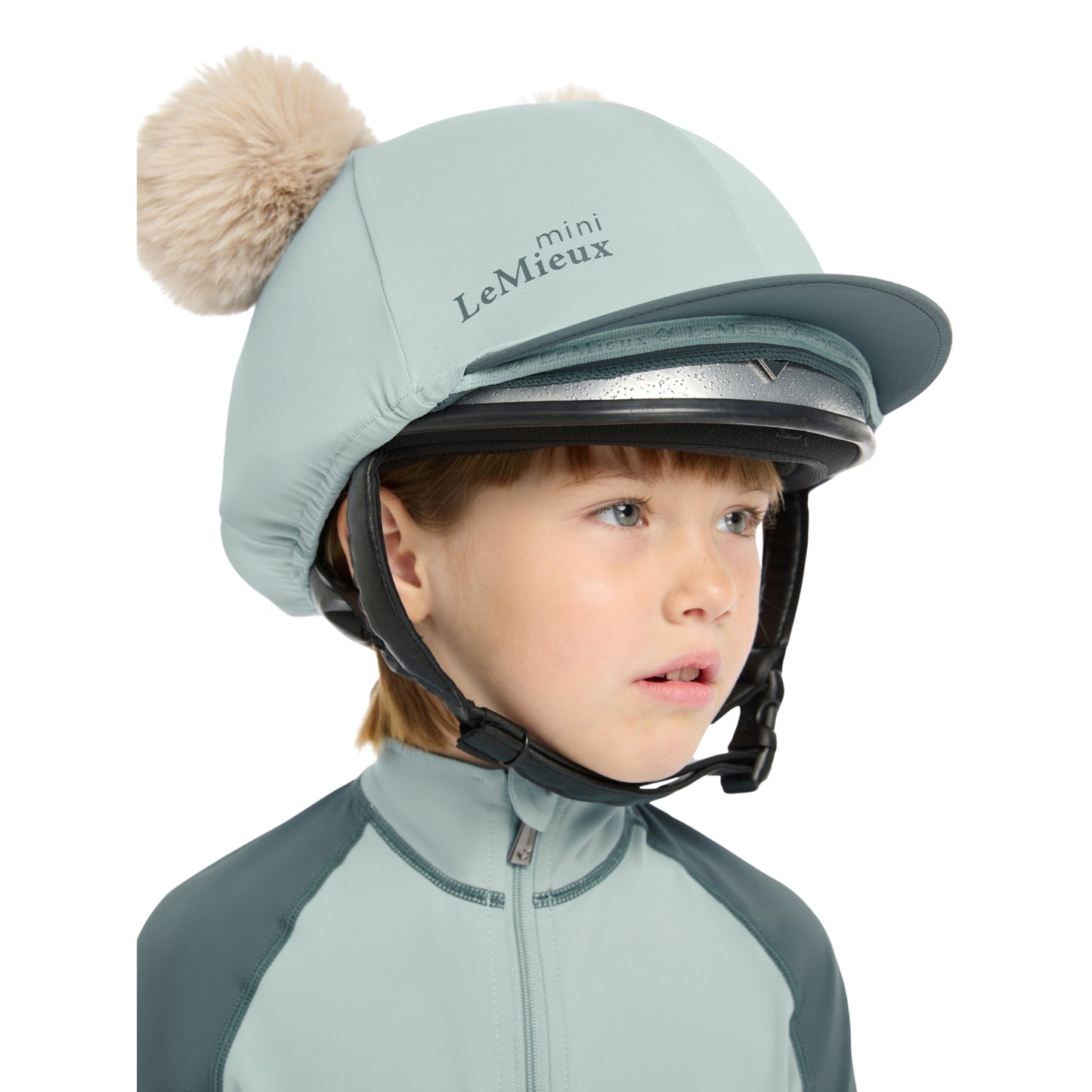 LeMieux Mini Double Pom Hat Silk