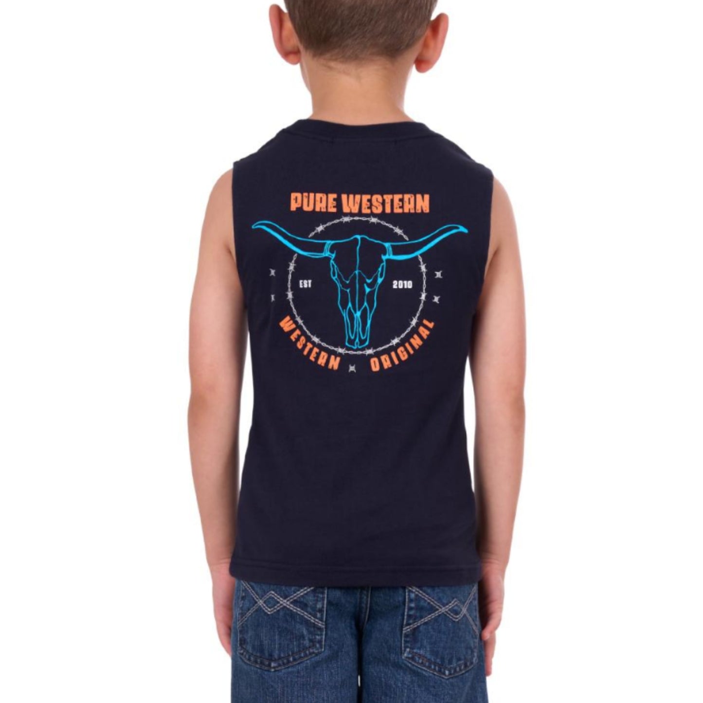 Pure Western Boys Fred Muscle Tank