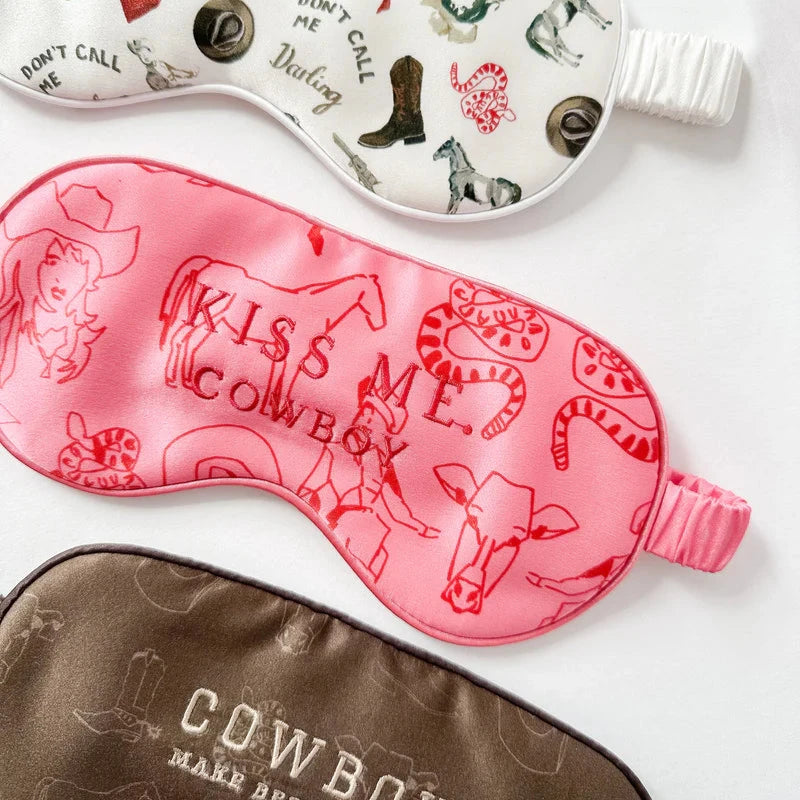 Far Mer. Cowboy Lover Silk Eye Mask