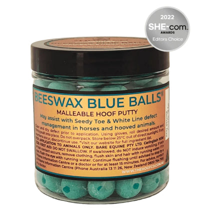 The Hoof Co Beeswax Blue Balls