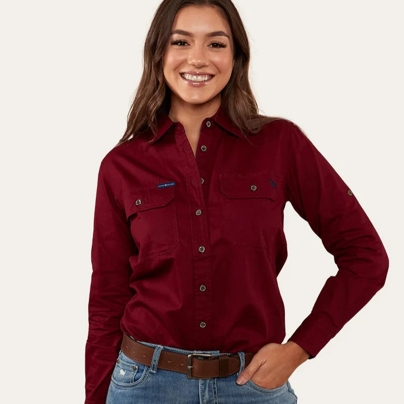 Ringers Western Pentecost River Womens Full Button Work Shirt