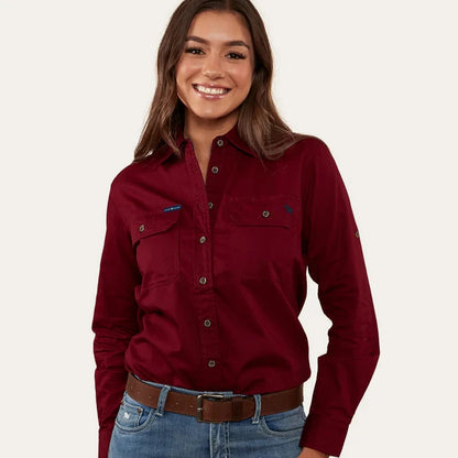 Ringers Western Pentecost River Womens Full Button Work Shirt