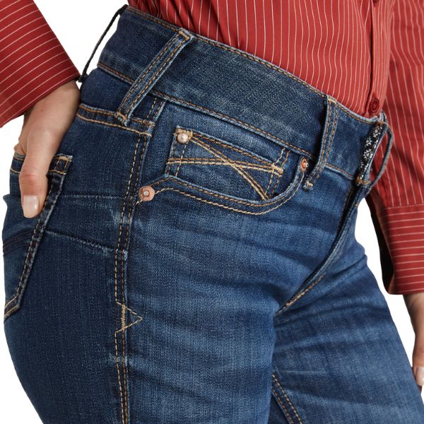 Ariat Womens R.E.A.L. Perfect Rise Boot Cut Leila Jeans – EQ Saddlery