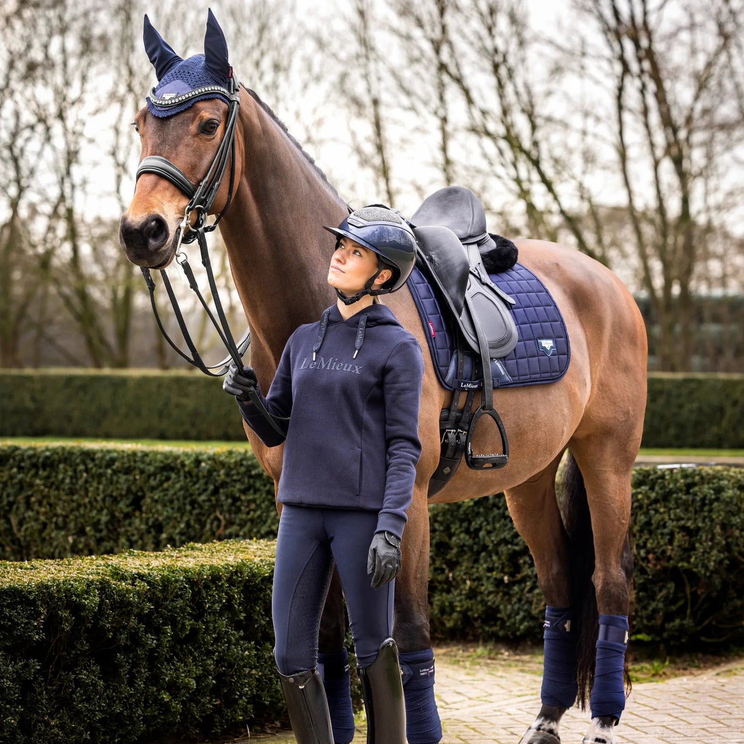 LeMieux Loire Classic Satin Square Dressage Saddle Pad