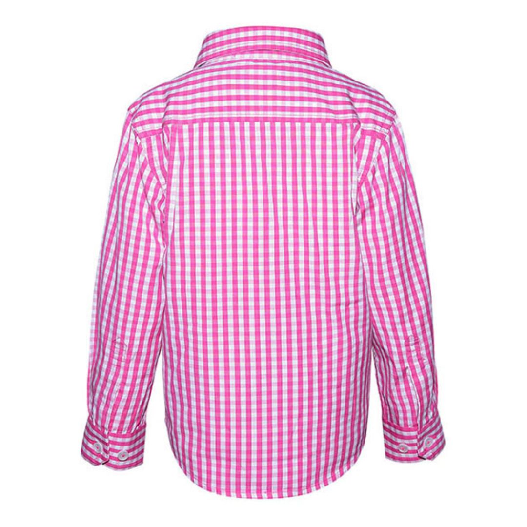 Pilbara Children's Check Long Sleeve Shirt