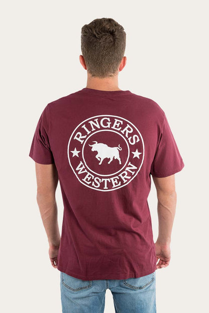 Ringers Western Signature Bull Mens Loose Fit T-Shirt