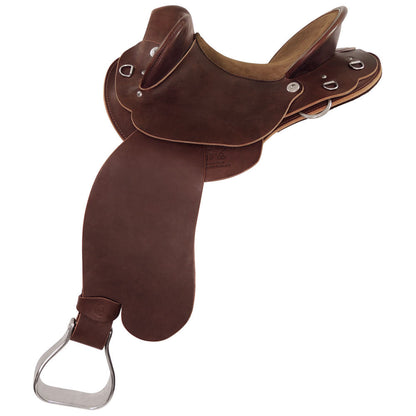 Toowoomba Saddlery Sunset Drafter Fender Saddle 16 Inch Semi QH Bars