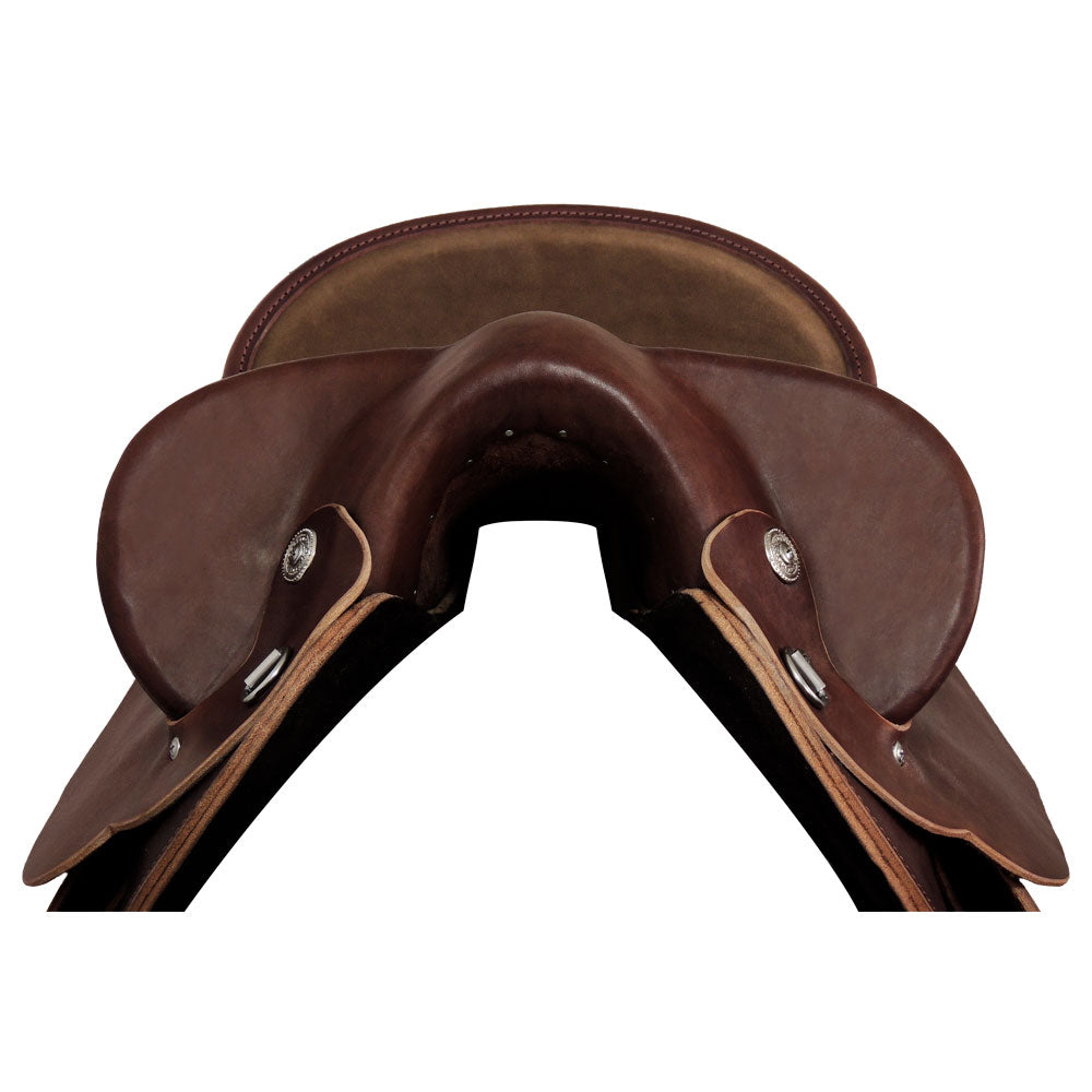 Toowoomba Saddlery Sunset Drafter Fender Saddle 16 Inch Semi QH Bars