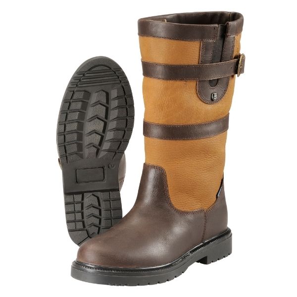 Short leather country clearance boots